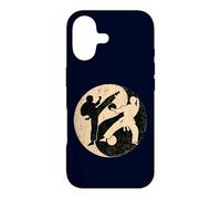 Custodia per iPhone 17 Yin Yang Arti Marziali Vintage Karate Taekwondo Fighter
