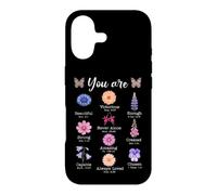 Custodia per iPhone 17 You Are Flower Beautiful Christian Religious Bible Verse