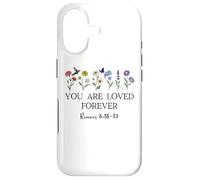 Custodia per iPhone 17 You are Forever Loved Christian Bible Verse Roman 8:38-39