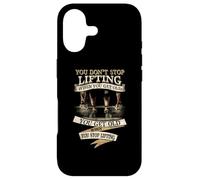 Custodia per iPhone 17 You Don't Stop Lifting When You Get Old Funny Weightlifting