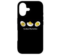 Custodia per iPhone 17 You Know Why I'm Here, Retro Thanksgiving Dinner Deviled Egg