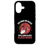 Custodia per iPhone 17 You Make Me Blush Eclissi Lunare Totale Sangue Luna Terra Sole