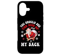 Custodia per iPhone 17 You Should See The Size Of My Sack Funny Santa Christmas