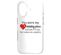Custodia per iPhone 17 You Were My Missing Puzzle Piece Valentine Couple Love Heart