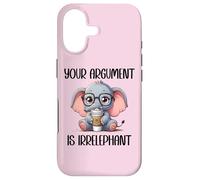 Custodia per iPhone 17 Your Argument is Irrelephant Coffee Cup Elephant Funny Work