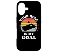 Custodia per iPhone 17 Your Hole Is My Goal Divertente Cornhole Giocatore Corn Star