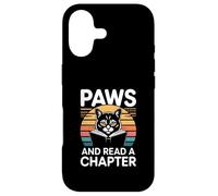 Custodia per iPhone 17 Zampe e leggi un capitolo Cute Cat Lover