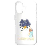 Custodia per iPhone 17 Zeus Greek God Thunder Lightning Bolt Storm Retro Mythology