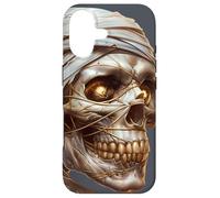 Custodia per iPhone 17 Zombie Skeleton Face For Goth Lovers Halloween Mummy Skull