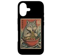 Custodia per iPhone 17 Zuppa giapponese della tazza di Ramen del lupo del Giappone Food Noodle Cup Soup
