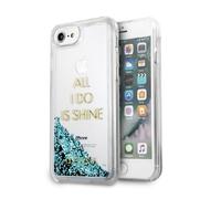 Custodia per iPhone 6 Guess Liquid Glitter Party Blue