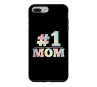 Custodia per iPhone 7 Plus/8 Plus #1 Mamma Numero Uno Madre Donne Grafiche Distressed