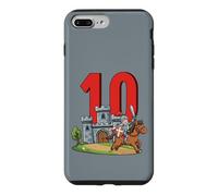 Custodia per iPhone 7 Plus/8 Plus 10 Anni Bambini Compleanno Guerriero Ragazzo Cavaliere Medievale