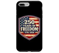 Custodia per iPhone 7 Plus/8 Plus 250 anni di libertà 1776-2026 250° anniversario USA Patriot