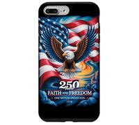 Custodia per iPhone 7 Plus/8 Plus 250 Years One Nation Under God - Eagle 1776 American