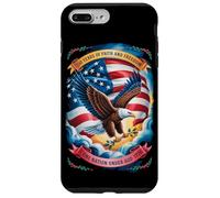 Custodia per iPhone 7 Plus/8 Plus 250 Years One Nation Under God - Eagle 1776 Faith American