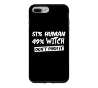 Custodia per iPhone 7 Plus/8 Plus 51% Umano 49% Strega