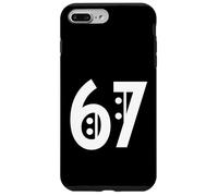 Custodia per iPhone 7 Plus/8 Plus 67 Music Meme Bass Clef Compleanno anno 1967 Design