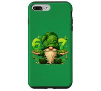 Custodia per iPhone 7 Plus/8 Plus 67 Six Seven Meme St Patricks Day Gnomo divertente trifoglio irlandese