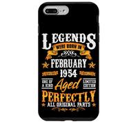 Custodia per iPhone 7 Plus/8 Plus 72esimo compleanno Vintage Legends Nato nel 1954 72 anni