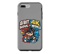 Custodia per iPhone 7 Plus/8 Plus 8 Bit Soul in 4K World Retro Gamer Collective Studio