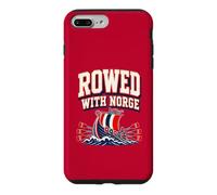 Custodia per iPhone 7 Plus/8 Plus A remi con la nave vichinga norvegese Norvegia Longship Norse Heritage