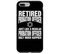 Custodia per iPhone 7 Plus/8 Plus Abbigliamento ufficiale in libertà vigilata in pensione - Design divertente per ufficiali