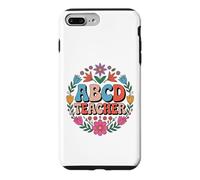 Custodia per iPhone 7 Plus/8 Plus ABCD Back In Class Insegnante Must Haves Donne ABCD Insegnante