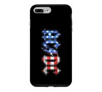 Custodia per iPhone 7 Plus/8 Plus AC/DC Old Glory Bandiera Americana Logo
