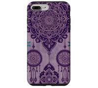 Custodia per iPhone 7 Plus/8 Plus Acchiappasogni Boho Magic Batik Etnico Strega Viola Sogni