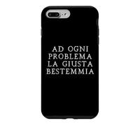 Custodia per iPhone 7 Plus/8 Plus Ad ogni problema la giusta bestemmia Scherzo divertente