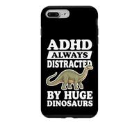 Custodia per iPhone 7 Plus/8 Plus ADHD Always Distracted By Huge Dinosaurs