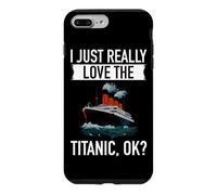 Custodia per iPhone 7 Plus/8 Plus Adoro davvero il Titanic Icebearg RMS Titanic Lover