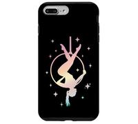 Custodia per iPhone 7 Plus/8 Plus Aerial Hoop Fly Between The Stars, regalo per yoga aereo per bambini
