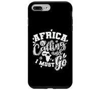 Custodia per iPhone 7 Plus/8 Plus Africa Calling e io dobbiamo andare Continente