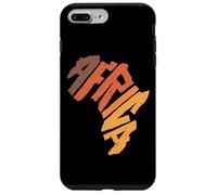 Custodia per iPhone 7 Plus/8 Plus Africa Continente Lettera Arte Safari Africano Cultura Orgoglio