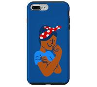 Custodia per iPhone 7 Plus/8 Plus africano nero rosie rivettatrice rockabilly retrò icona ww2