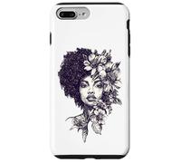 Custodia per iPhone 7 Plus/8 Plus Afro bella Donna nera Africa Cultura e Tradizione africana