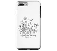 Custodia per iPhone 7 Plus/8 Plus Agisci giustamente e ama gli uomini cristiani e le donne amano Dio e Gesù