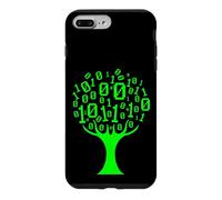Custodia per iPhone 7 Plus/8 Plus Albero binario Computer Coding Web Developer Programmatore Coder