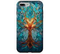 Custodia per iPhone 7 Plus/8 Plus Albero Natura Amante Stained Spiritual