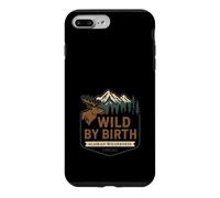 Custodia per iPhone 7 Plus/8 Plus Alce, zampa d'orso dell'Alaska Wilderness Pride, ultima frontiera