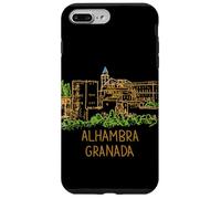 Custodia per iPhone 7 Plus/8 Plus Alhambra Granada Spagna Viaggio Souvenir Città Landmark Gift