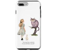 Custodia per iPhone 7 Plus/8 Plus Alice Adventures Wonderland Vintage Libro Citazione Lewis Carrol