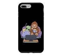 Custodia per iPhone 7 Plus/8 Plus Alien Bigfoot Movie Night Divertente Amici Cryptid