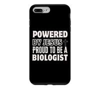 Custodia per iPhone 7 Plus/8 Plus Alimentato da Gesù Orgoglioso di essere Biologo Cristiano