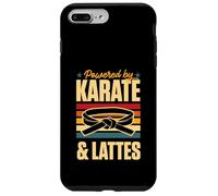 Custodia per iPhone 7 Plus/8 Plus Alimentato da Karate e Lattes Retro Vintage Coffee Love
