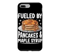 Custodia per iPhone 7 Plus/8 Plus Alimentato da pancakes Uomini Donne Brunch Colazione Pancake Maker