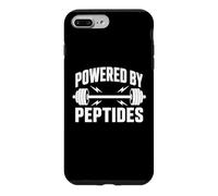 Custodia per iPhone 7 Plus/8 Plus Alimentato da Peptidi Stack Fitness Biohacker Gym Science Bro