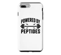 Custodia per iPhone 7 Plus/8 Plus Alimentato da Peptidi Stack Fitness Biohacker Gym Science Bro
